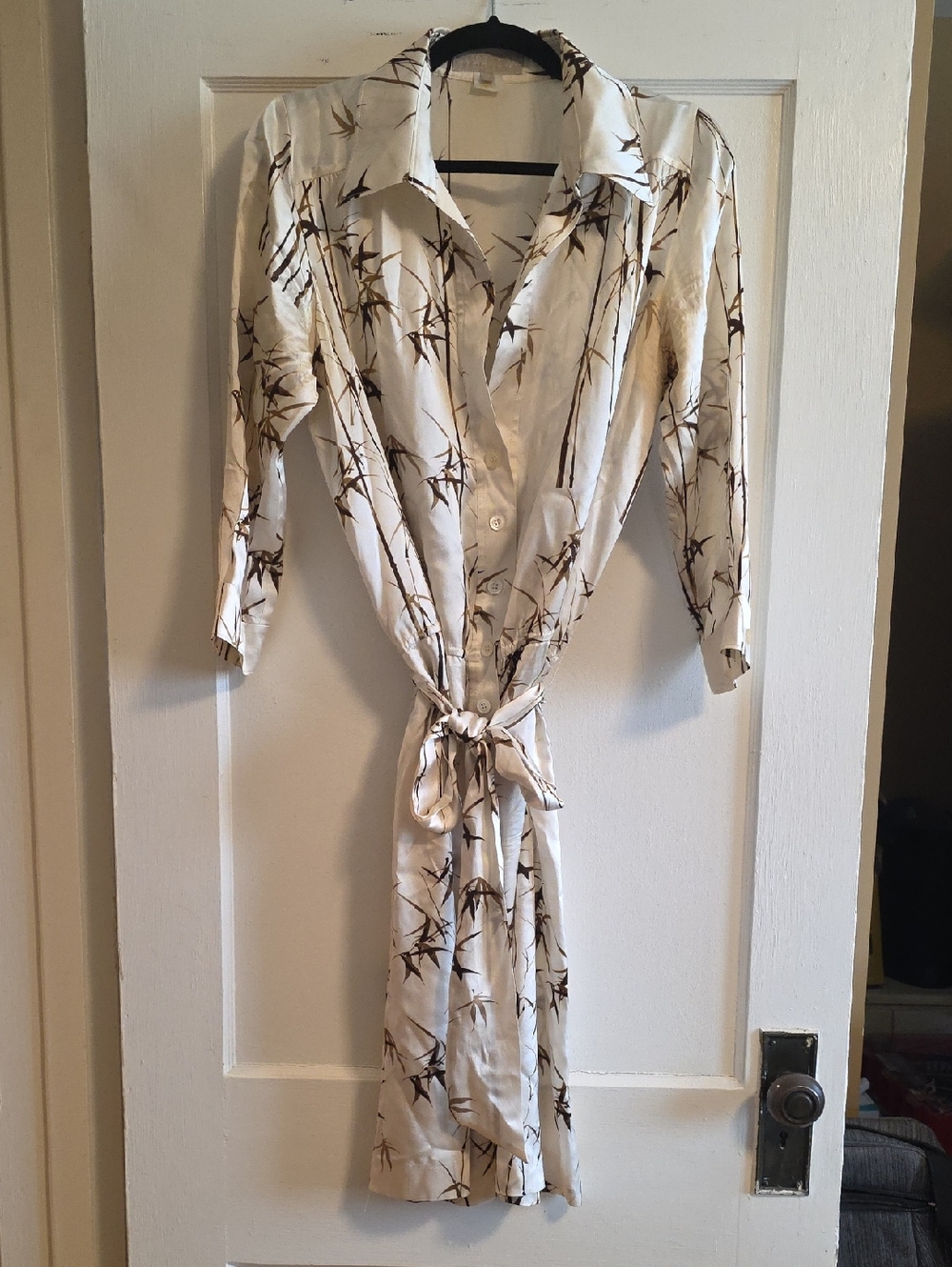 Silk Shirt Dress By Pink Tartan